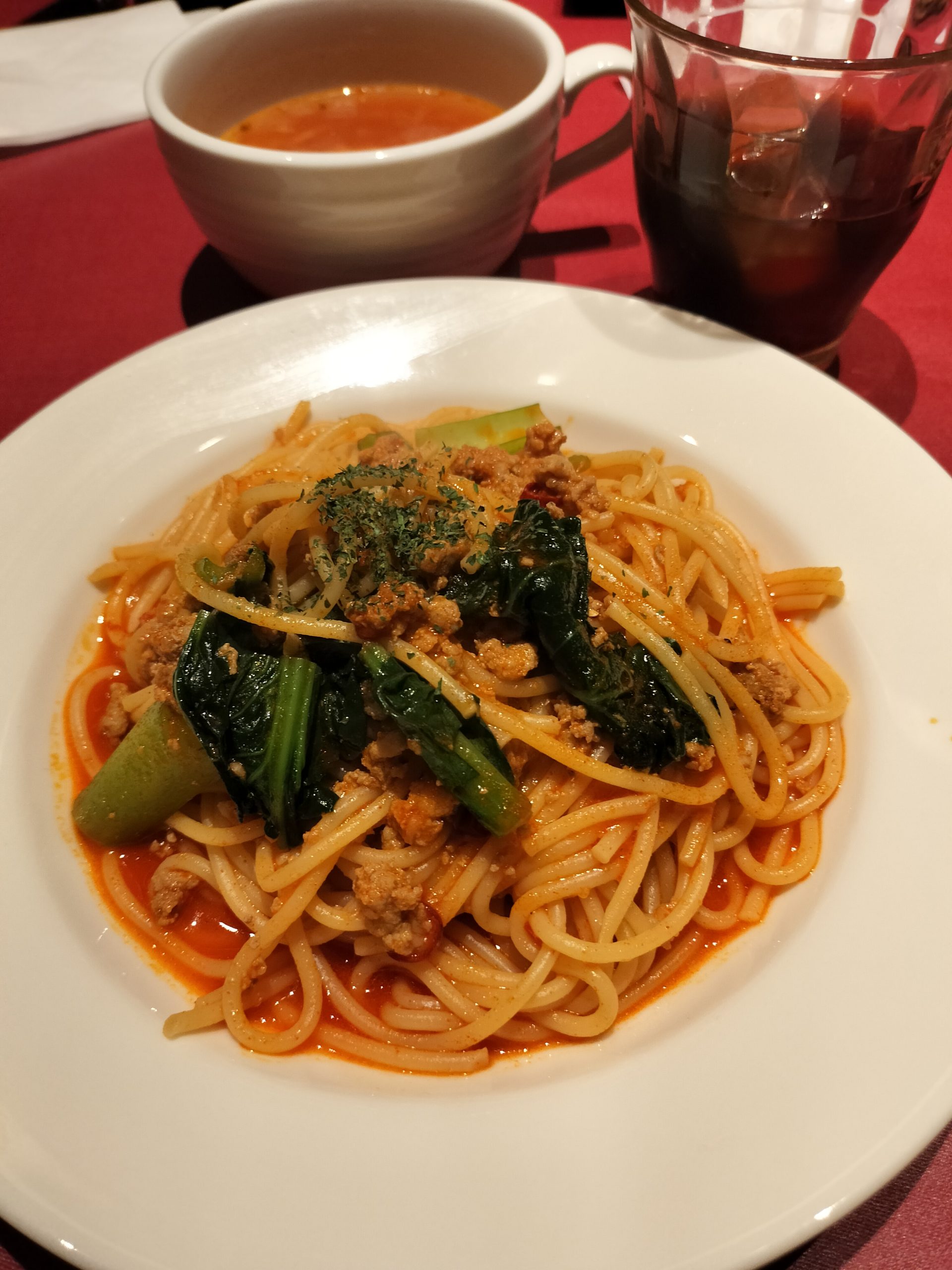 トマトソースパスタ2025/1/24