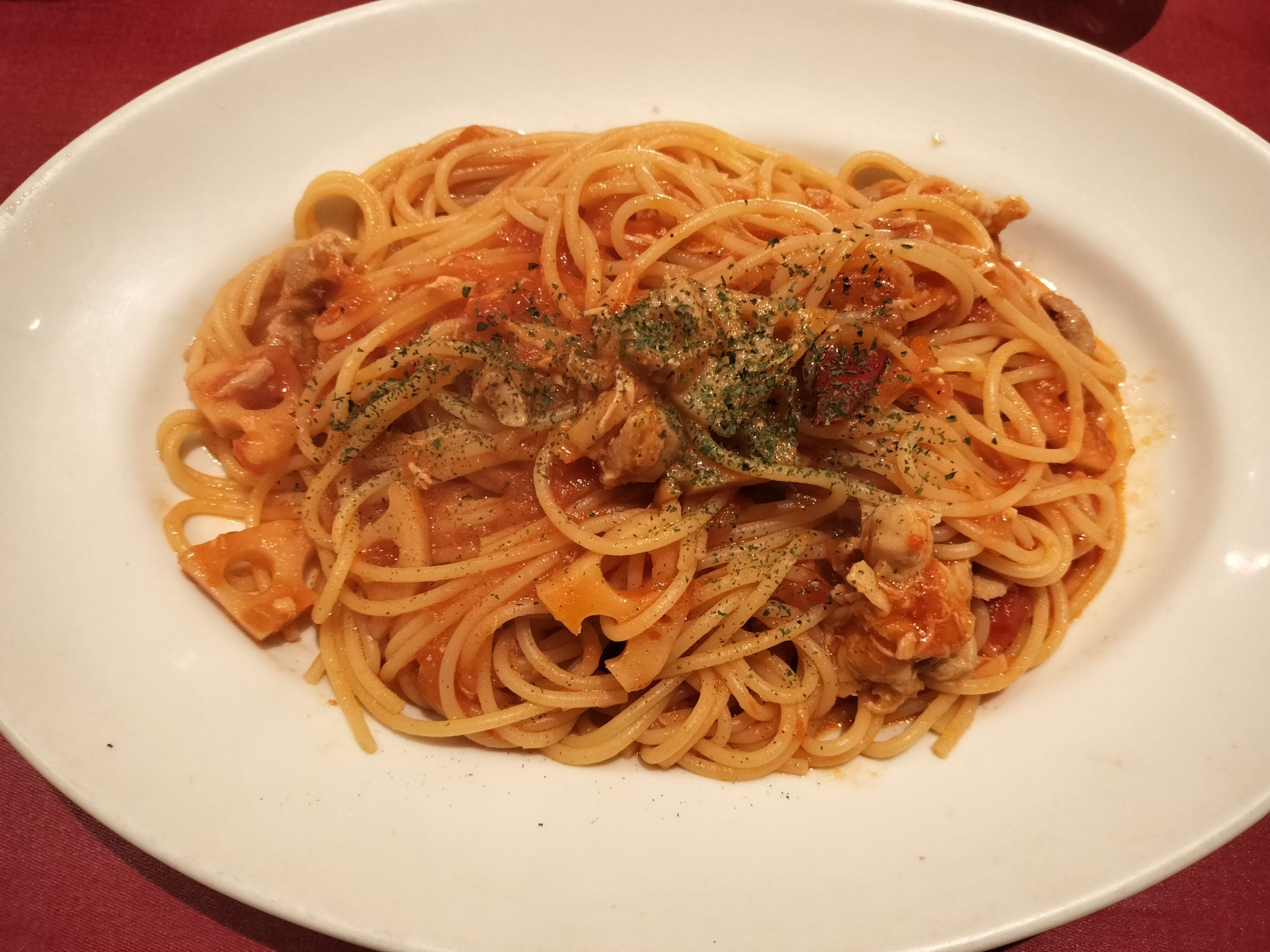 トマトソースパスタ（大盛り）2025/10/15